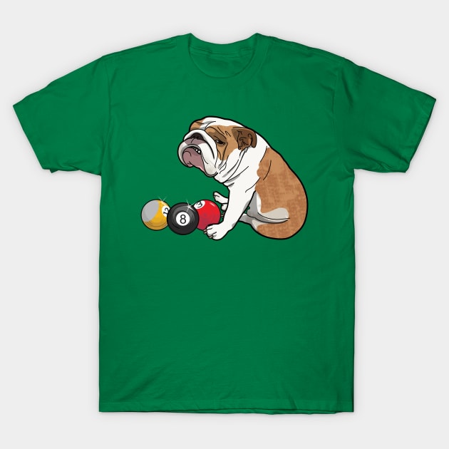 Bulldog T-Shirt by BurrowsImages